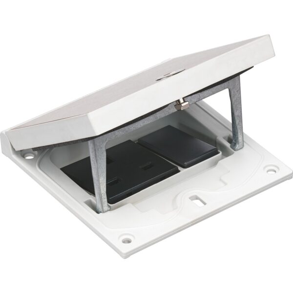 KFH140SEC/72 - Stainless steel - 1no. 13amp UK socket - Security Lock