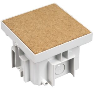 KFT100/72 Single Back Box - Stainless steel/white