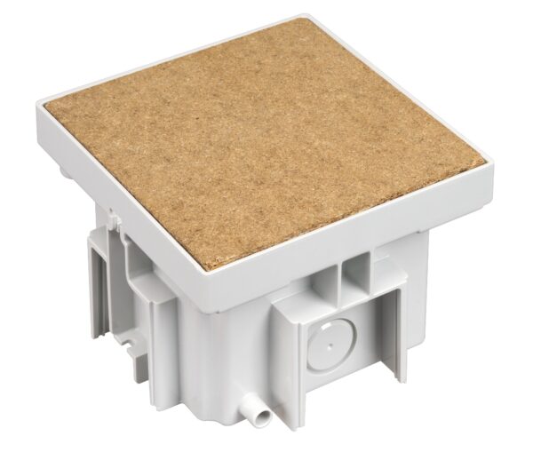 KFT100/72 Single Back Box - Stainless steel/white