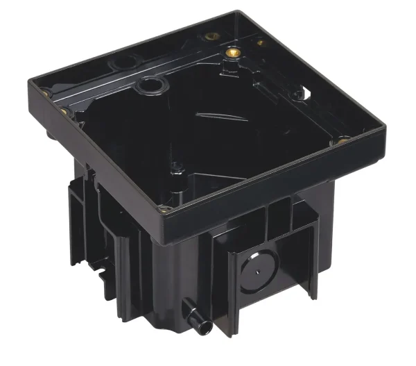 KFT100/74 Single Back Box - Black
