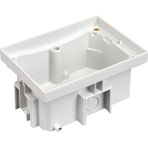 KFH246USEC/72 - 2no. 13amp UK sockets and Cat6 data in security locked top section - Stainless steel - Image 3