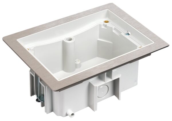KGT200RF/72 - Raised Floor Back Box - Stainless steel white