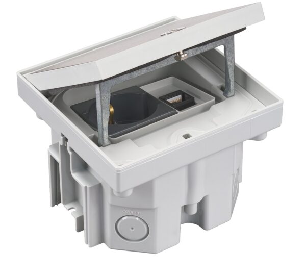 KFT100/72 Single Back Box - Stainless steel/white - Image 6